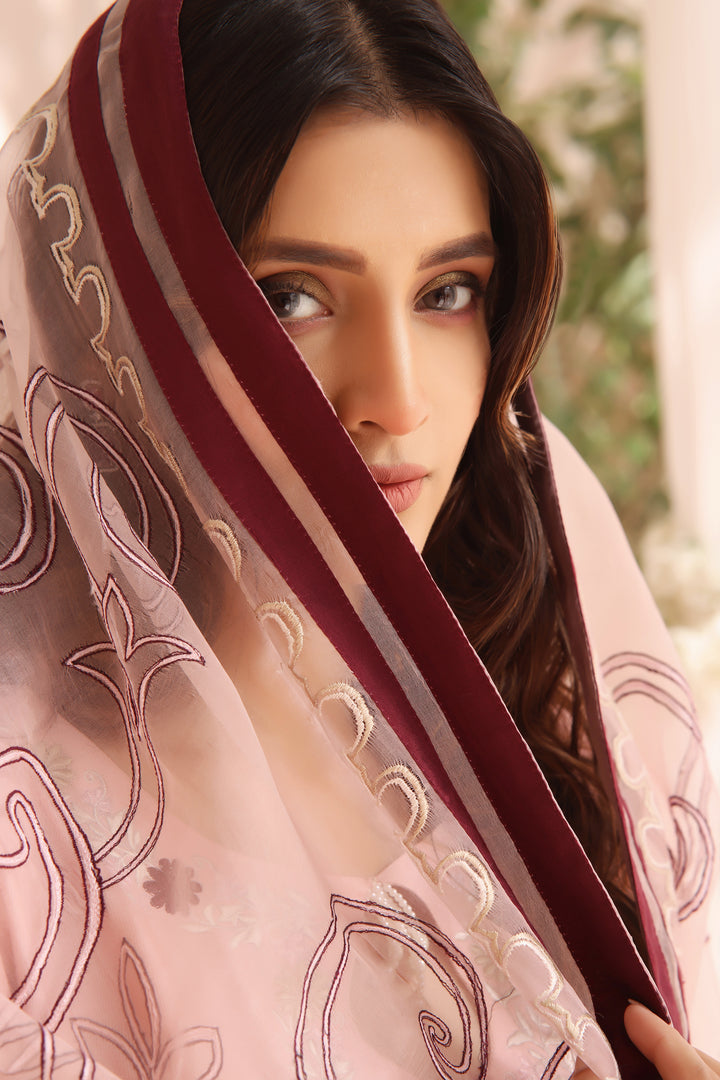  Experience timeless elegance with our Cotton Net Shirt and Pants/Palazzo set, perfectly paired with a Pure Organza Dupatta. 